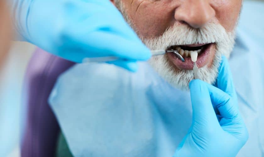 dentist doing dental check up